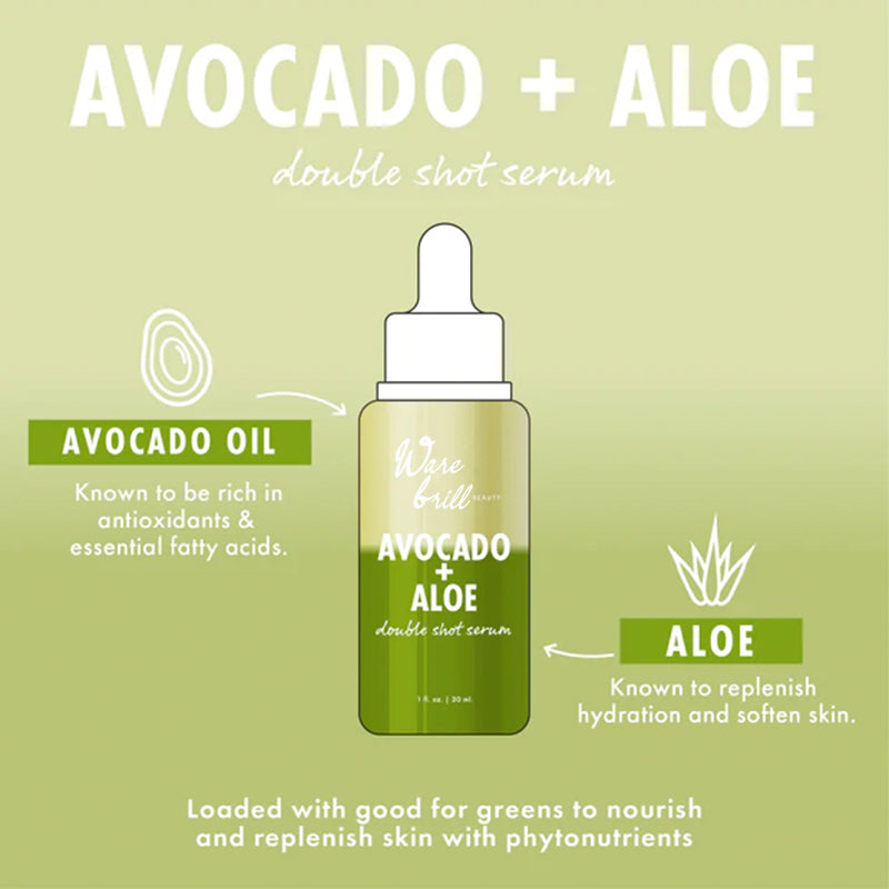 Warebrill Avocado + Aloe Double Shot